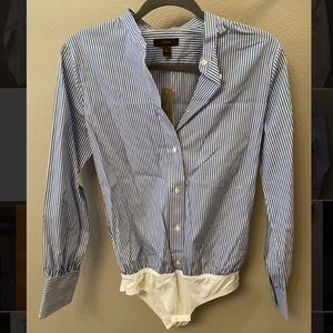 J Crew Button Up Bodysuit, Size 4, New with Tags!